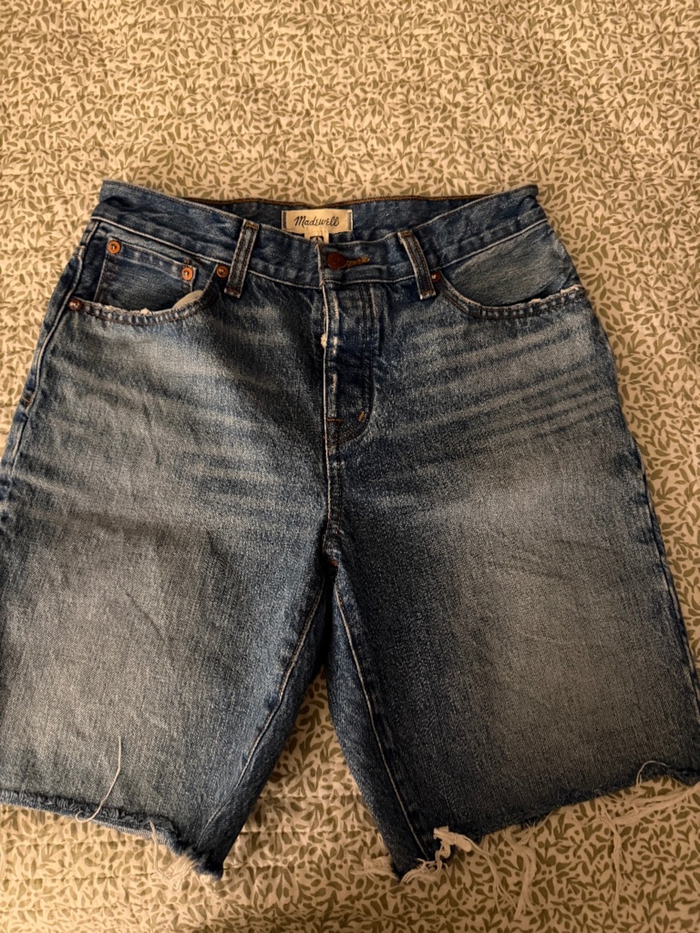 Denim shorts